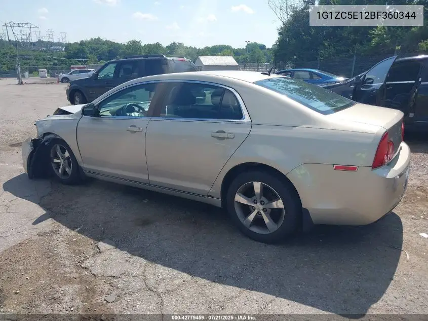 2011 Chevrolet Malibu 1Lt VIN: 1G1ZC5E12BF360344 Lot: 42779459