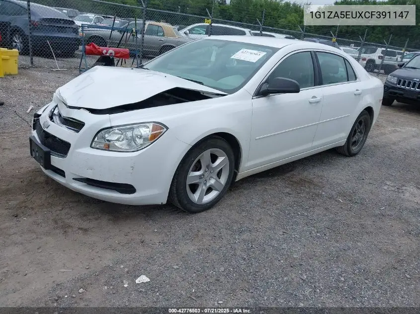 2012 Chevrolet Malibu Ls VIN: 1G1ZA5EUXCF391147 Lot: 42776503