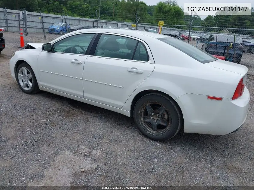 2012 Chevrolet Malibu Ls VIN: 1G1ZA5EUXCF391147 Lot: 42776503