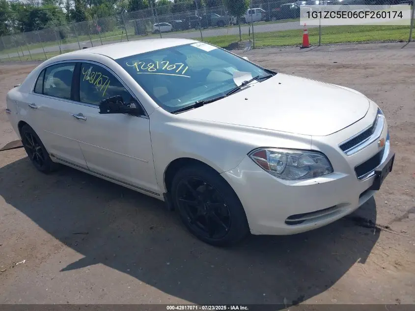 2012 Chevrolet Malibu 1Lt VIN: 1G1ZC5E06CF260174 Lot: 42817071