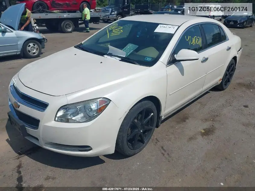 2012 Chevrolet Malibu 1Lt VIN: 1G1ZC5E06CF260174 Lot: 42817071