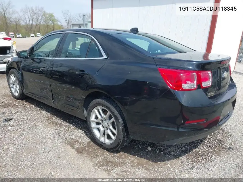 2013 Chevrolet Malibu 1Lt VIN: 1G11C5SA0DU118345 Lot: 42016704