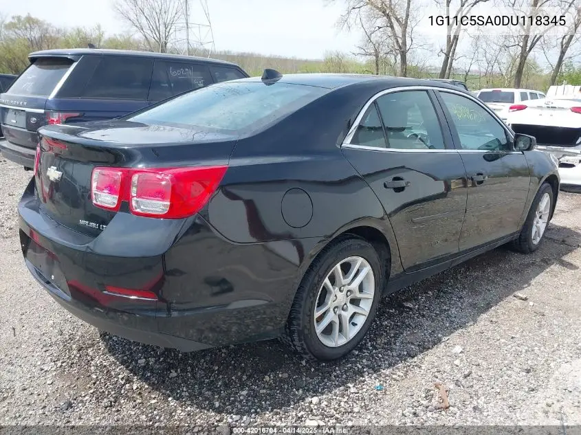 2013 Chevrolet Malibu 1Lt VIN: 1G11C5SA0DU118345 Lot: 42016704