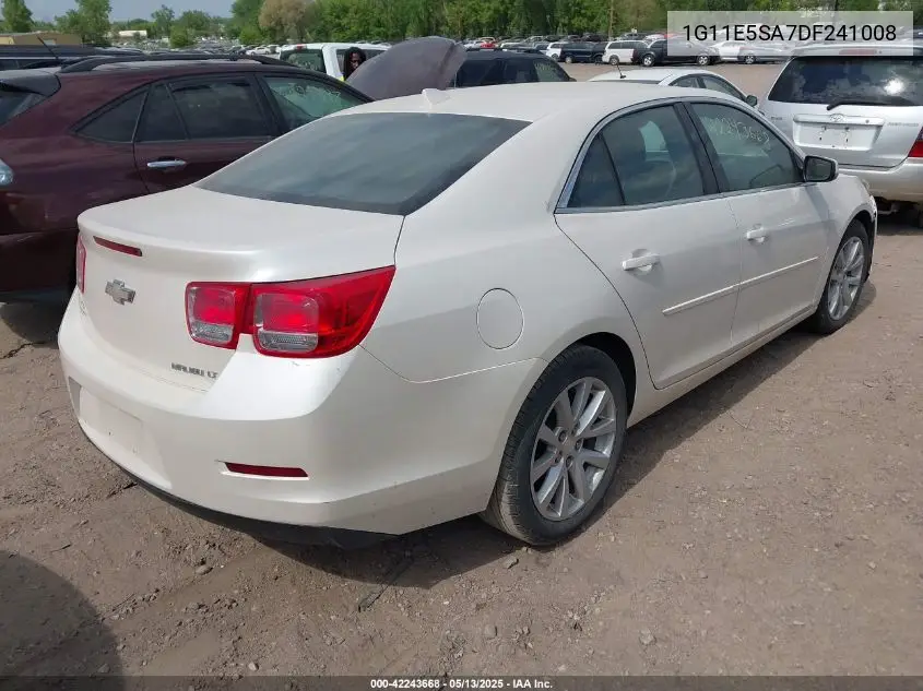 2013 Chevrolet Malibu 2Lt VIN: 1G11E5SA7DF241008 Lot: 42243668