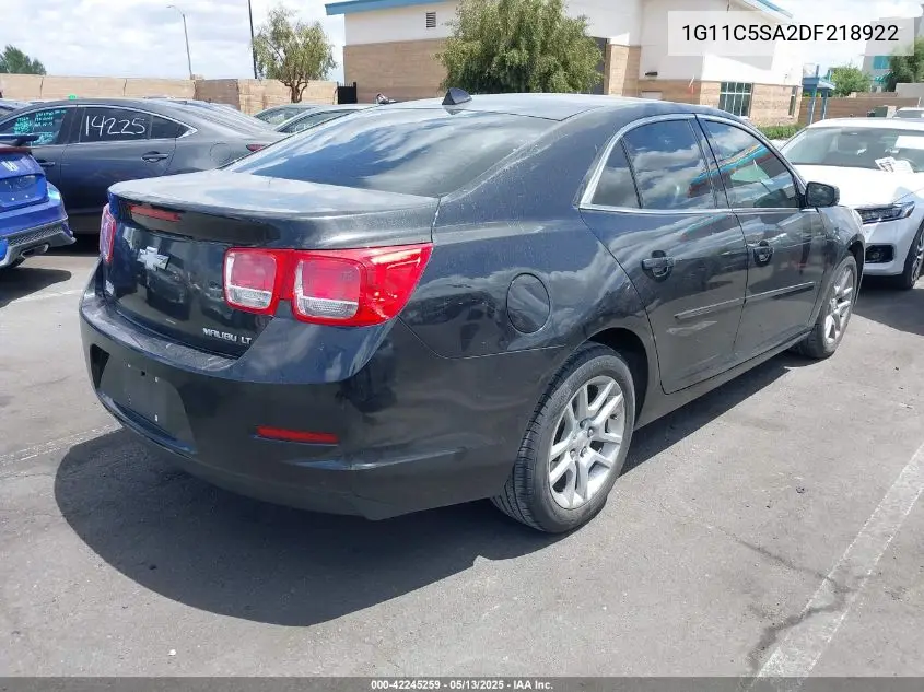 2013 Chevrolet Malibu 1Lt VIN: 1G11C5SA2DF218922 Lot: 42245259