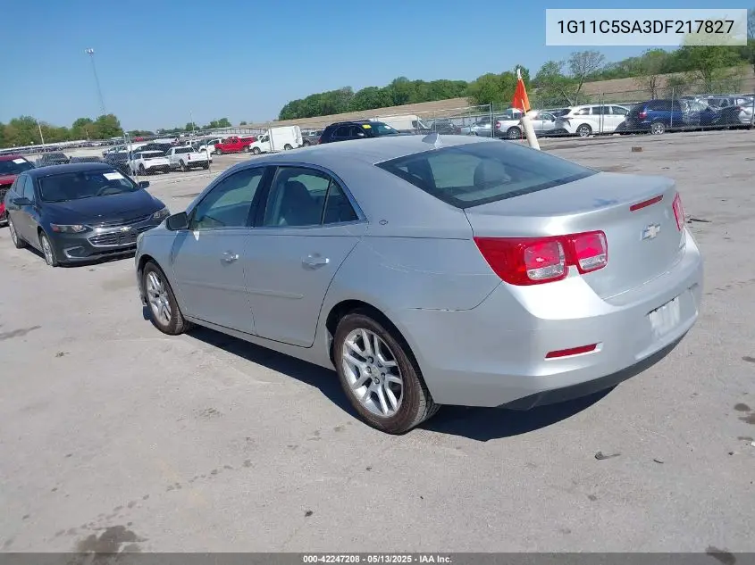 2013 Chevrolet Malibu 1Lt VIN: 1G11C5SA3DF217827 Lot: 42247208