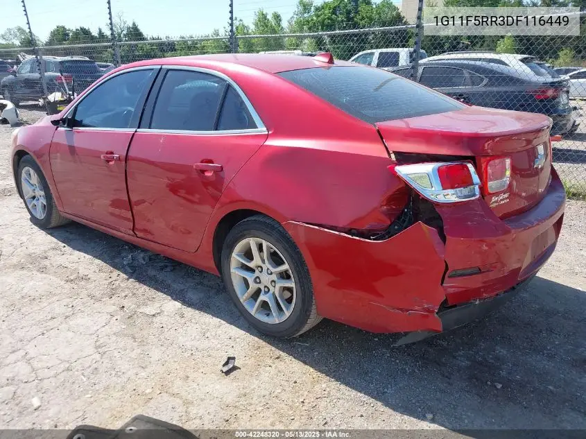 2013 Chevrolet Malibu Eco Premium Audio VIN: 1G11F5RR3DF116449 Lot: 42248320