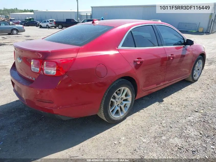 2013 Chevrolet Malibu Eco Premium Audio VIN: 1G11F5RR3DF116449 Lot: 42248320