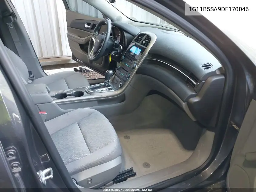 2013 Chevrolet Malibu Ls VIN: 1G11B5SA9DF170046 Lot: 42598027