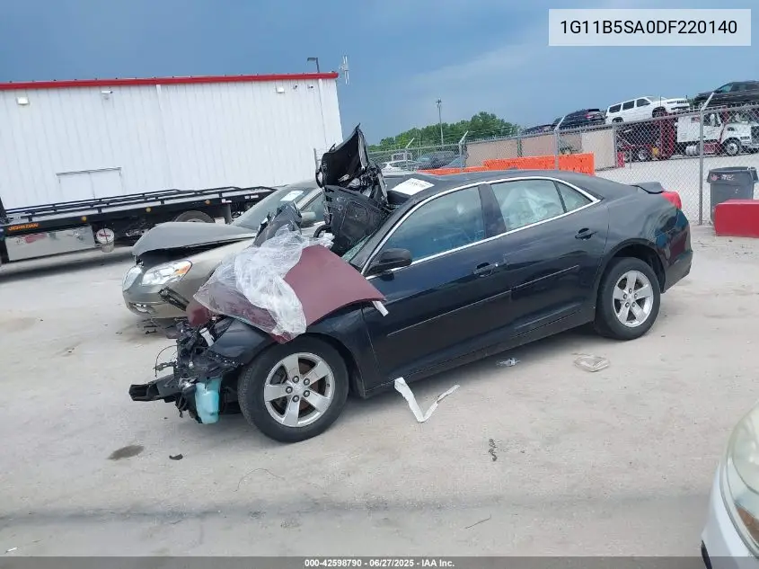 2013 Chevrolet Malibu 1Ls VIN: 1G11B5SA0DF220140 Lot: 42598790