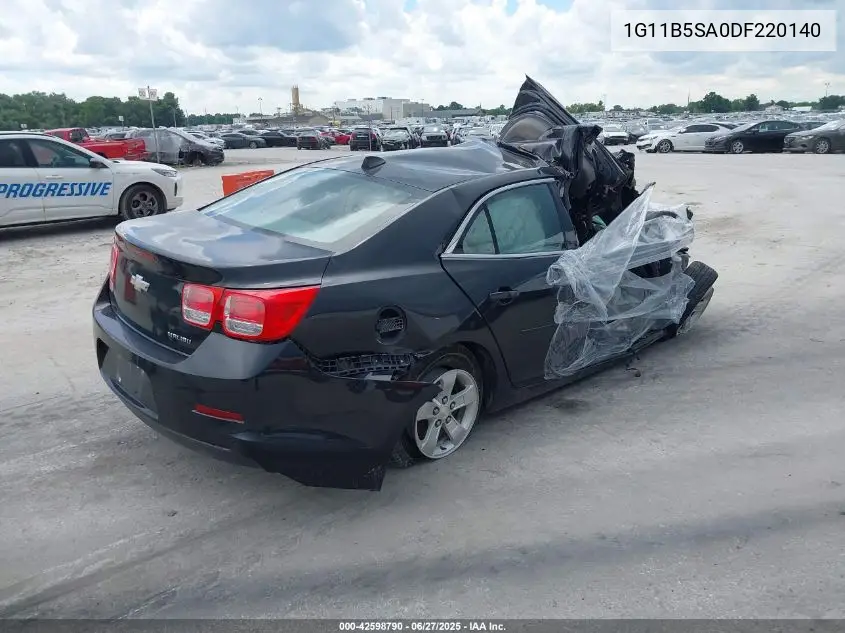 2013 Chevrolet Malibu 1Ls VIN: 1G11B5SA0DF220140 Lot: 42598790