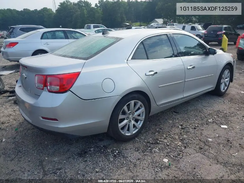 2013 Chevrolet Malibu Ls VIN: 1G11B5SAXDF125259 Lot: 42613723