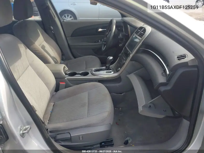 2013 Chevrolet Malibu Ls VIN: 1G11B5SAXDF125259 Lot: 42613723