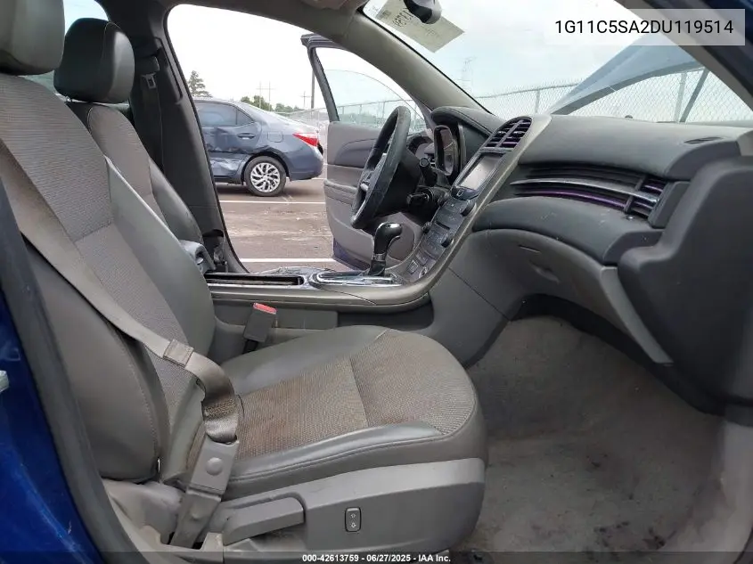 2013 Chevrolet Malibu 1Lt VIN: 1G11C5SA2DU119514 Lot: 42613759
