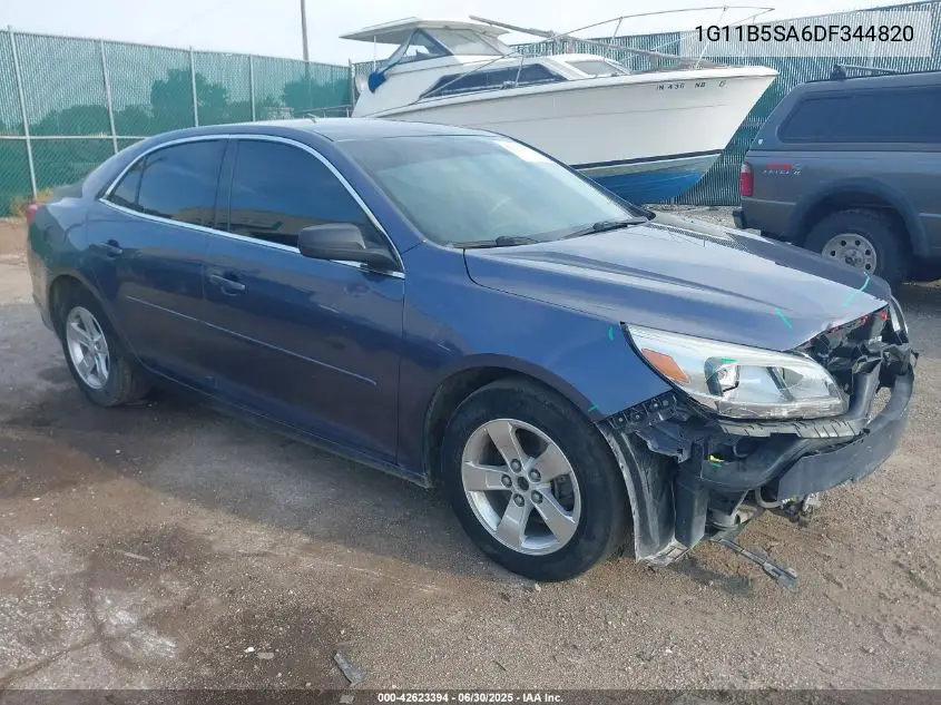 2013 Chevrolet Malibu 1Ls VIN: 1G11B5SA6DF344820 Lot: 42623394