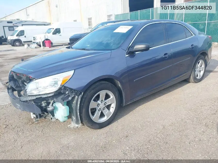 2013 Chevrolet Malibu 1Ls VIN: 1G11B5SA6DF344820 Lot: 42623394