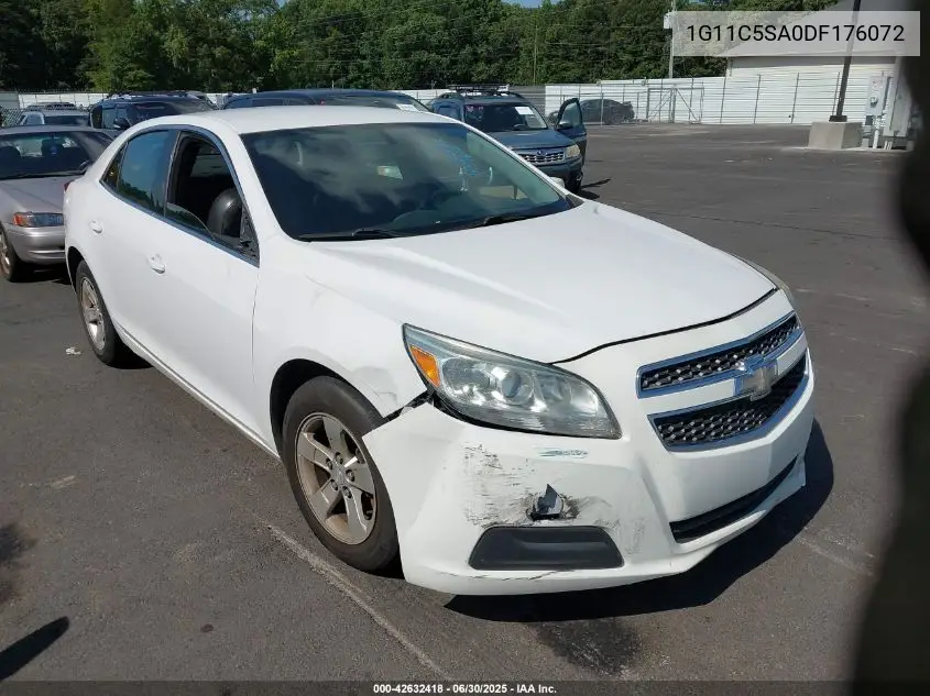 2013 Chevrolet Malibu 1Lt VIN: 1G11C5SA0DF176072 Lot: 42632418