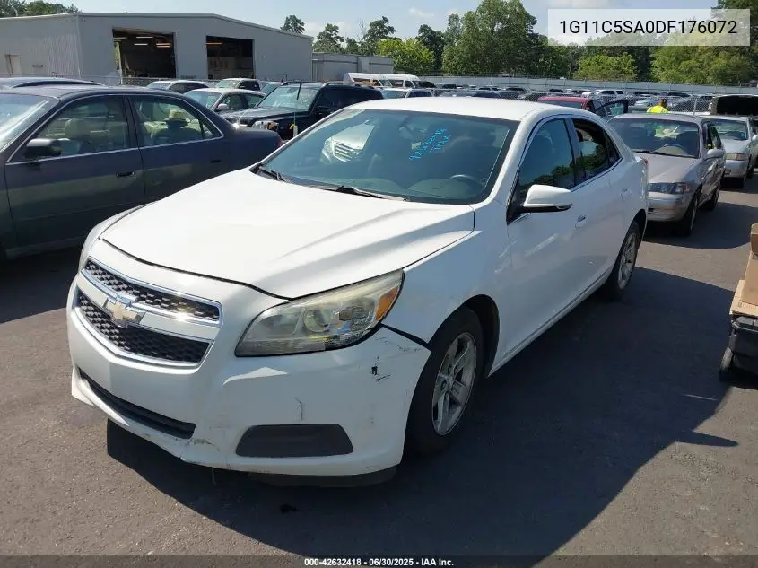 2013 Chevrolet Malibu 1Lt VIN: 1G11C5SA0DF176072 Lot: 42632418