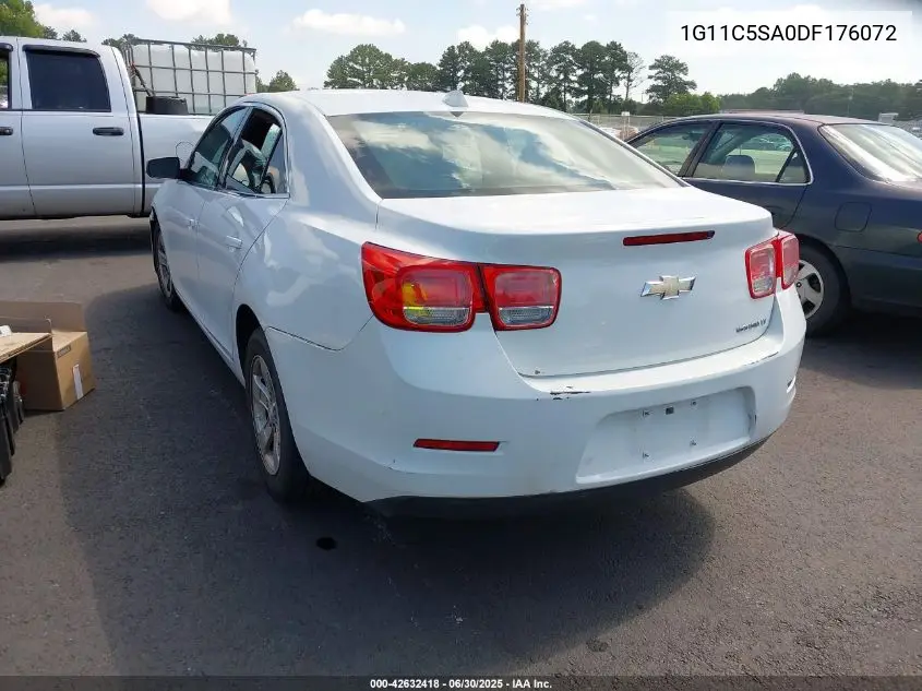 2013 Chevrolet Malibu 1Lt VIN: 1G11C5SA0DF176072 Lot: 42632418