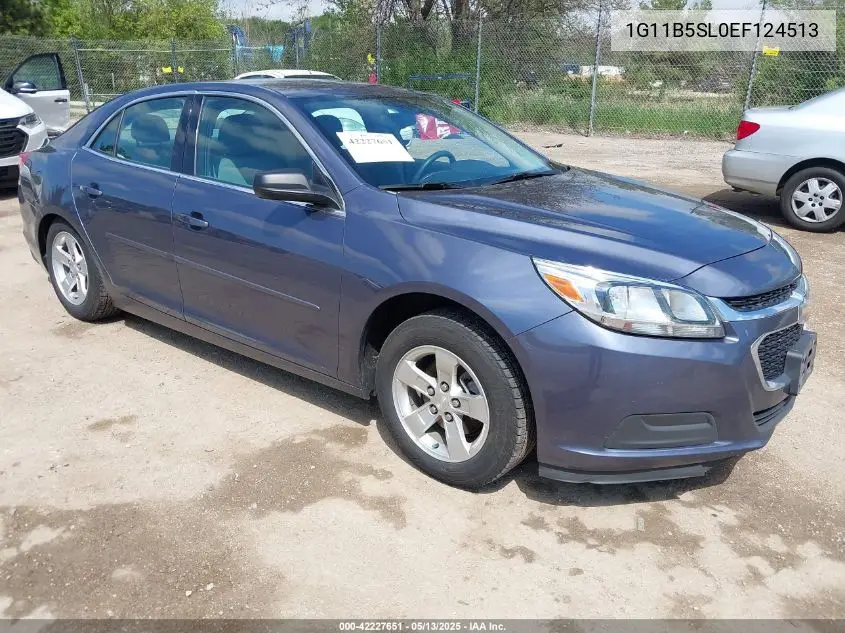 2014 Chevrolet Malibu 1Ls VIN: 1G11B5SL0EF124513 Lot: 42227651