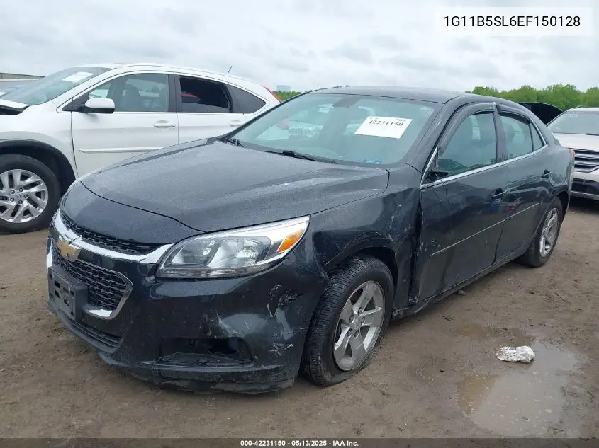 2014 Chevrolet Malibu 1Ls VIN: 1G11B5SL6EF150128 Lot: 42231150