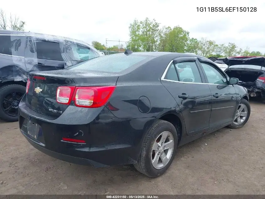 2014 Chevrolet Malibu 1Ls VIN: 1G11B5SL6EF150128 Lot: 42231150