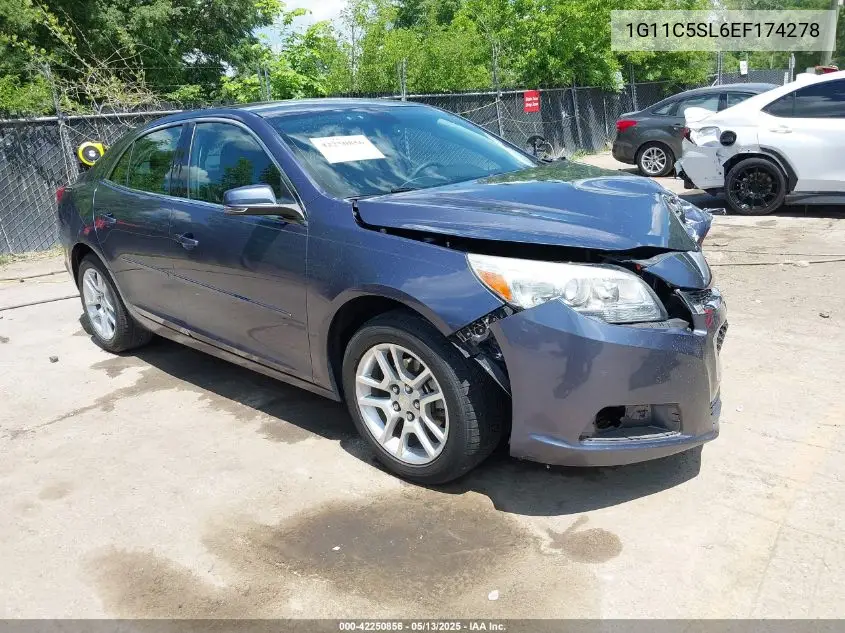 2014 Chevrolet Malibu 1Lt VIN: 1G11C5SL6EF174278 Lot: 42250856