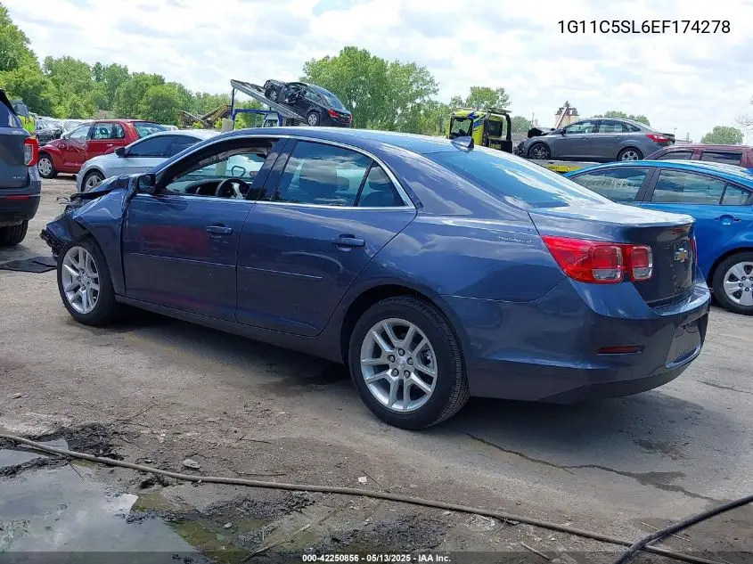2014 Chevrolet Malibu 1Lt VIN: 1G11C5SL6EF174278 Lot: 42250856