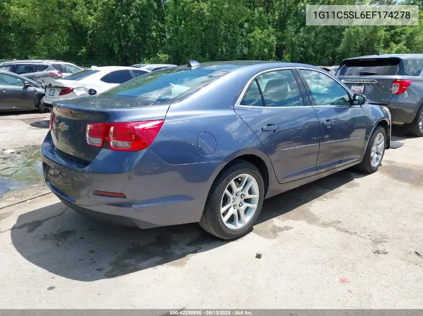 2014 Chevrolet Malibu 1Lt VIN: 1G11C5SL6EF174278 Lot: 42250856