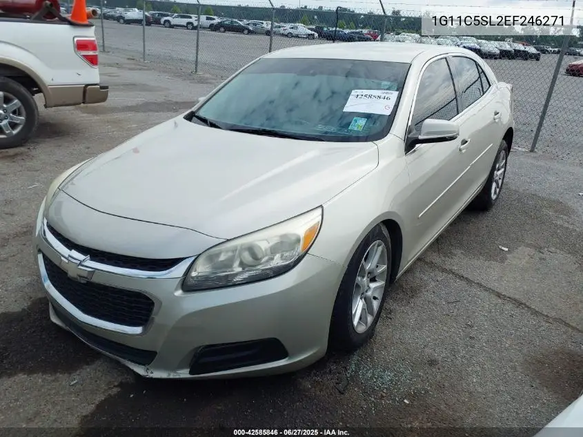 2014 Chevrolet Malibu 1Lt VIN: 1G11C5SL2EF246271 Lot: 42585846