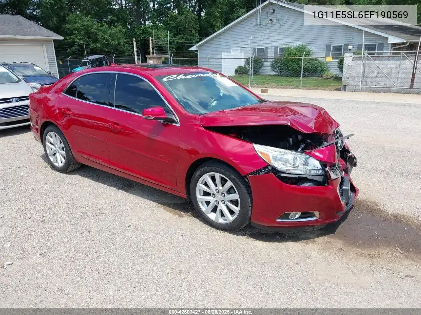 2014 Chevrolet Malibu 2Lt VIN: 1G11E5SL6EF190569 Lot: 42603427