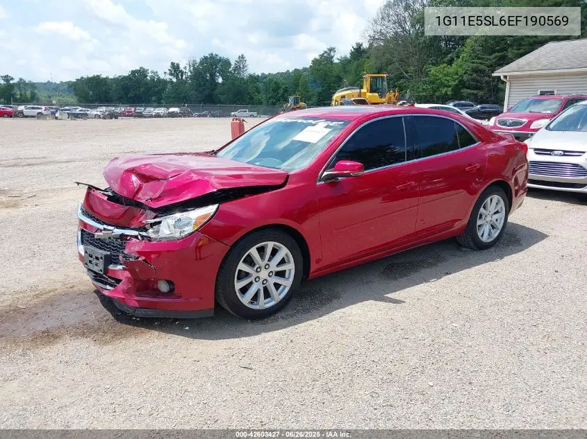 2014 Chevrolet Malibu 2Lt VIN: 1G11E5SL6EF190569 Lot: 42603427