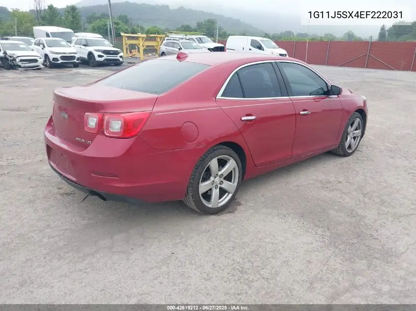 2014 Chevrolet Malibu 2Lz VIN: 1G11J5SX4EF222031 Lot: 42619212