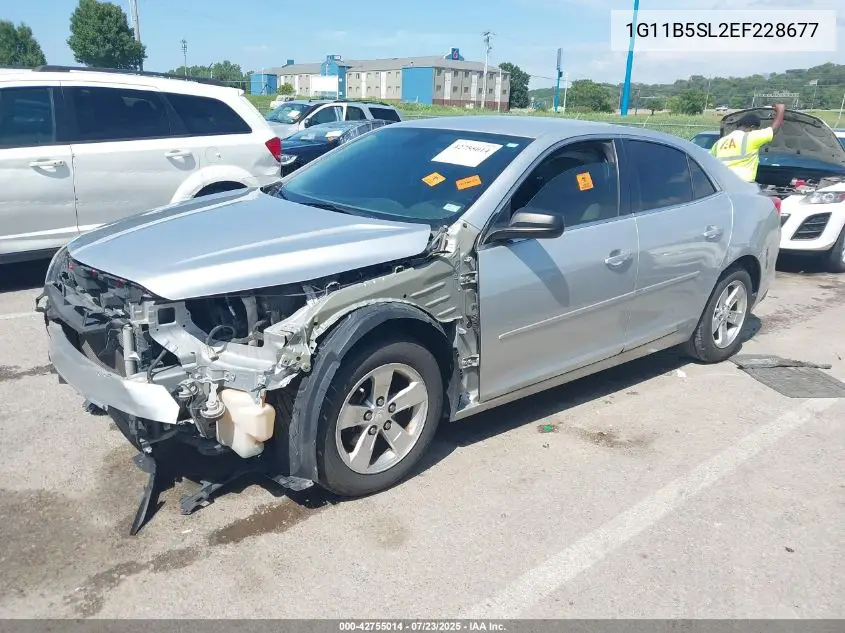 2014 Chevrolet Malibu 1Ls VIN: 1G11B5SL2EF228677 Lot: 42755014
