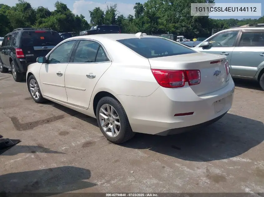 2014 Chevrolet Malibu 1Lt VIN: 1G11C5SL4EU144112 Lot: 42794648