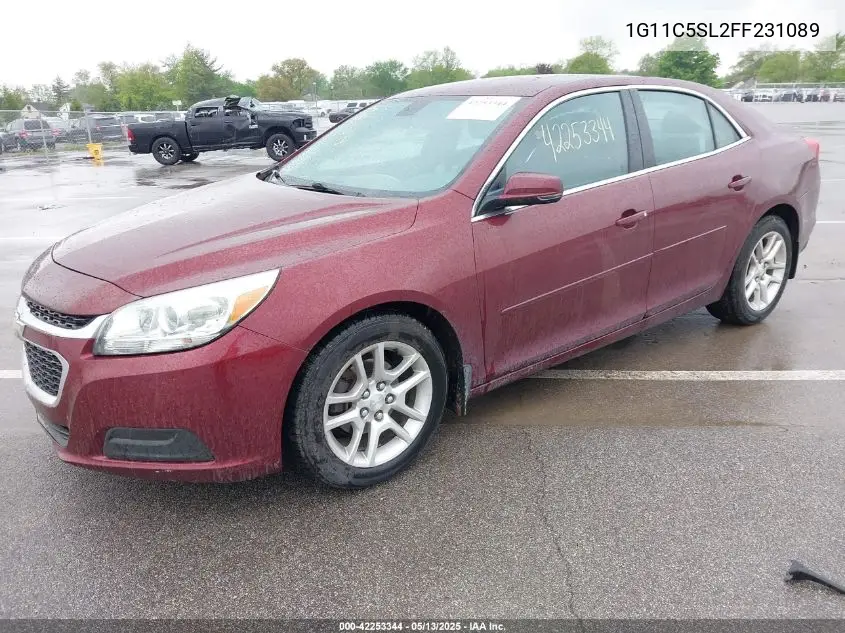 2015 Chevrolet Malibu 1Lt VIN: 1G11C5SL2FF231089 Lot: 42253344