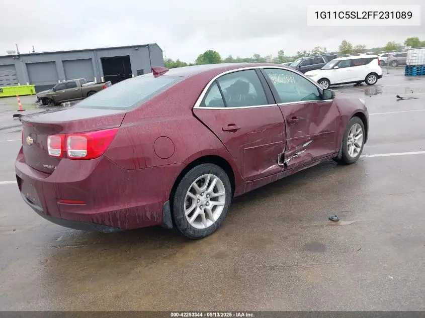 2015 Chevrolet Malibu 1Lt VIN: 1G11C5SL2FF231089 Lot: 42253344