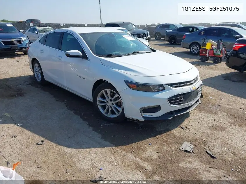 2016 Chevrolet Malibu 1Lt VIN: 1G1ZE5ST5GF251075 Lot: 42046382