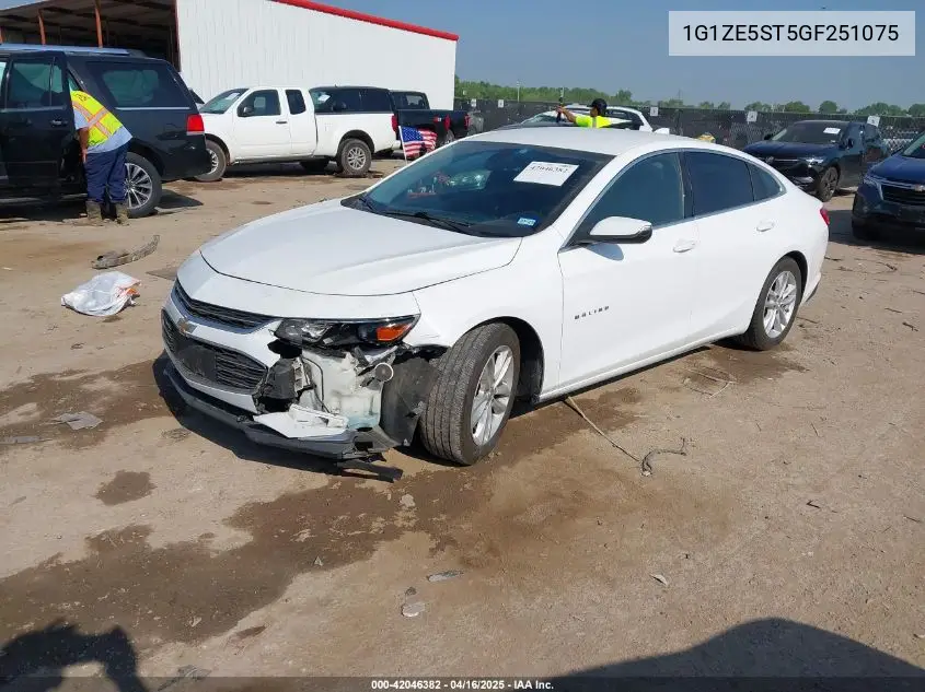 2016 Chevrolet Malibu 1Lt VIN: 1G1ZE5ST5GF251075 Lot: 42046382
