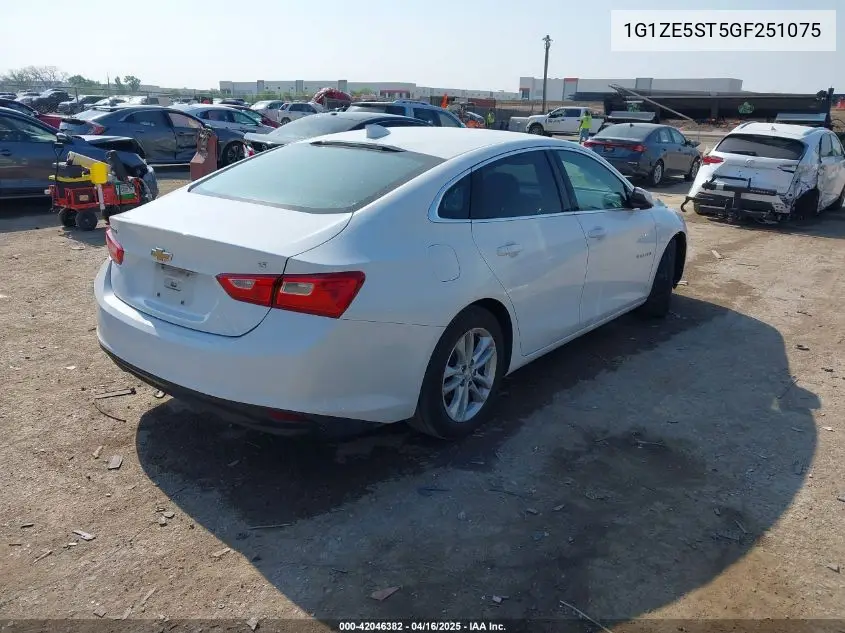 2016 Chevrolet Malibu 1Lt VIN: 1G1ZE5ST5GF251075 Lot: 42046382
