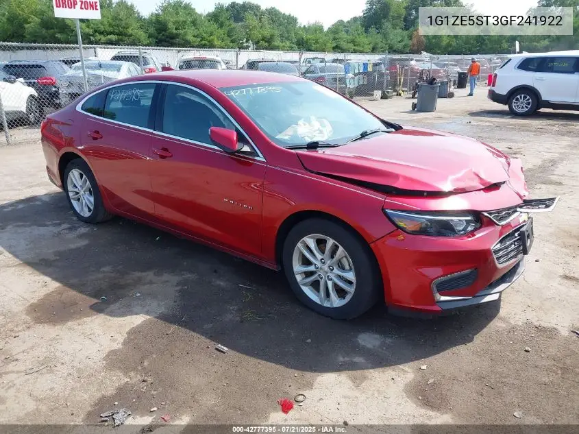 2016 Chevrolet Malibu 1Lt VIN: 1G1ZE5ST3GF241922 Lot: 42777395