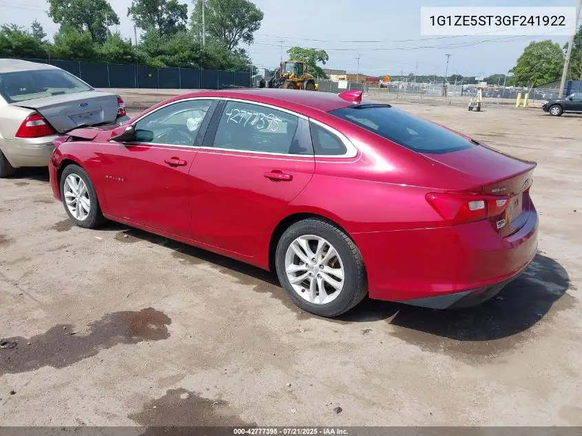2016 Chevrolet Malibu 1Lt VIN: 1G1ZE5ST3GF241922 Lot: 42777395