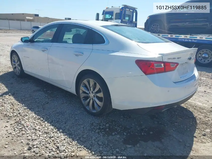 2017 Chevrolet Malibu Premier VIN: 1G1ZH5SX0HF119885 Lot: 42241680