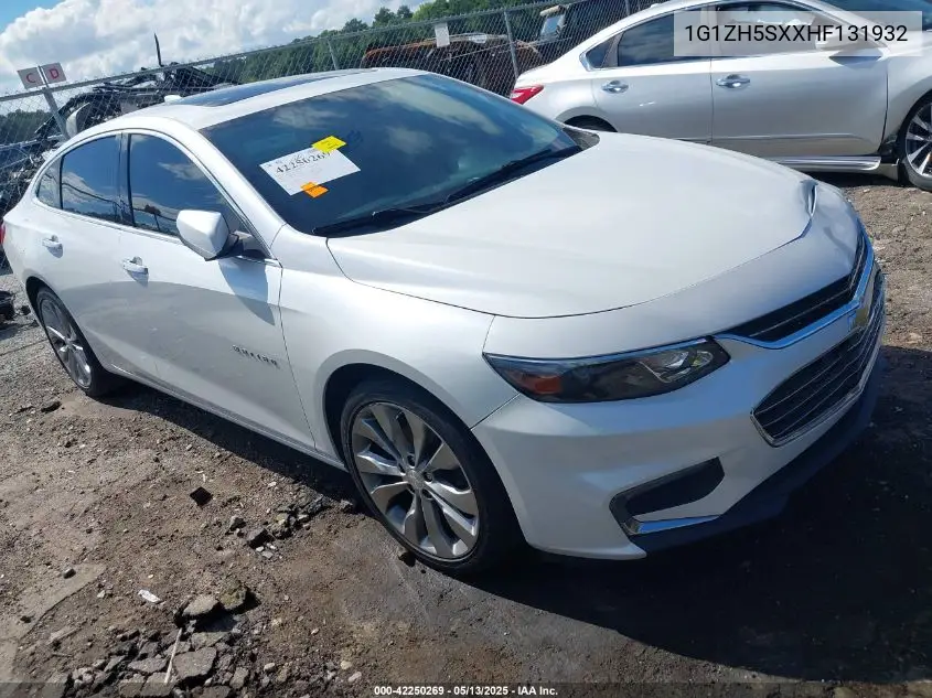 2017 Chevrolet Malibu Premier VIN: 1G1ZH5SXXHF131932 Lot: 42250269