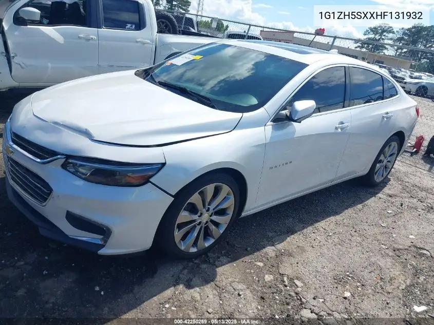 2017 Chevrolet Malibu Premier VIN: 1G1ZH5SXXHF131932 Lot: 42250269