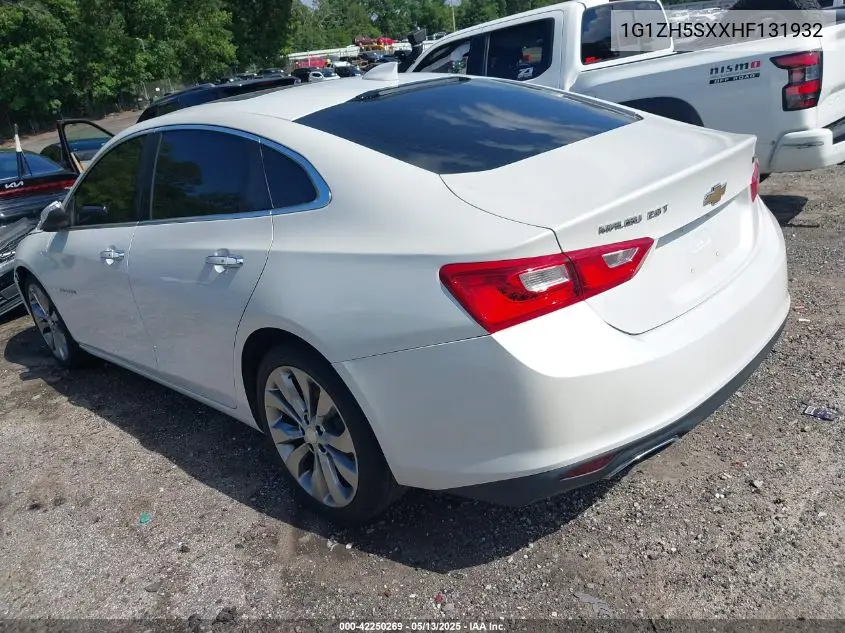 2017 Chevrolet Malibu Premier VIN: 1G1ZH5SXXHF131932 Lot: 42250269