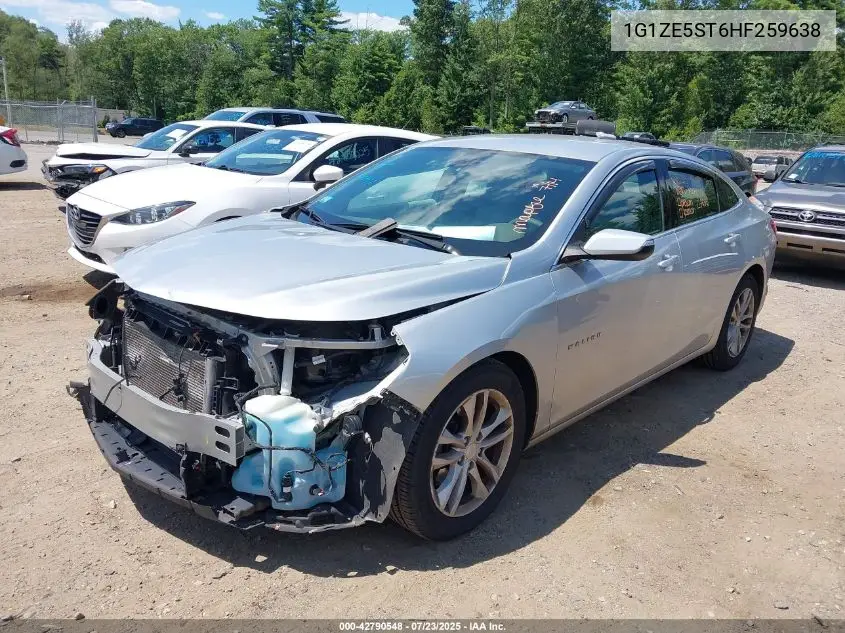 2017 Chevrolet Malibu 1Lt VIN: 1G1ZE5ST6HF259638 Lot: 42790548