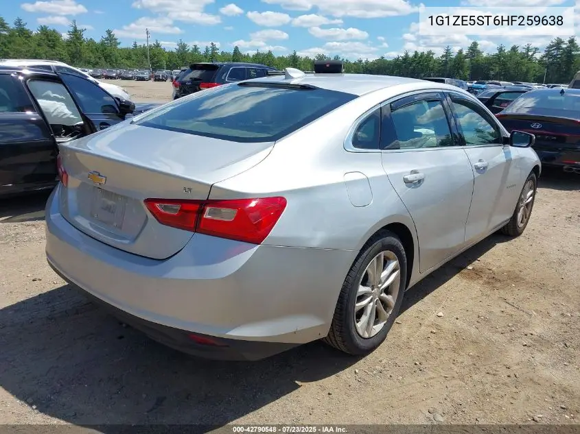 2017 Chevrolet Malibu 1Lt VIN: 1G1ZE5ST6HF259638 Lot: 42790548