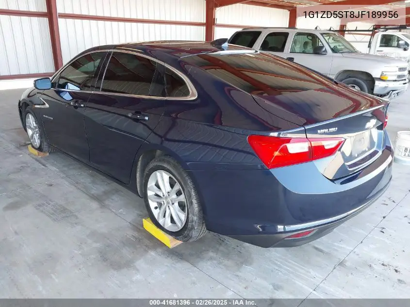 2018 Chevrolet Malibu Lt VIN: 1G1ZD5ST8JF189956 Lot: 41681396