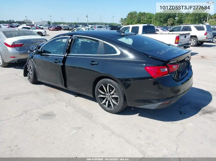 2018 Chevrolet Malibu Lt VIN: 1G1ZD5ST3JF277684 Lot: 41905609